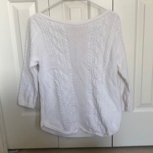 White knitted Sweater